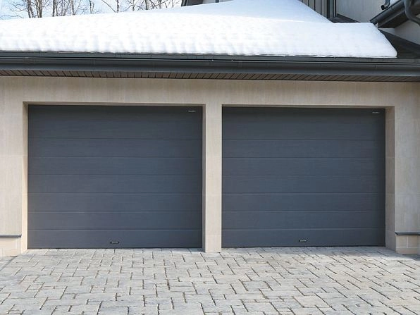 Секционные ворота 2500х2300 мм антрацитовые DoorHan rsd02, zheleznodorozhniy.doorhan.ru